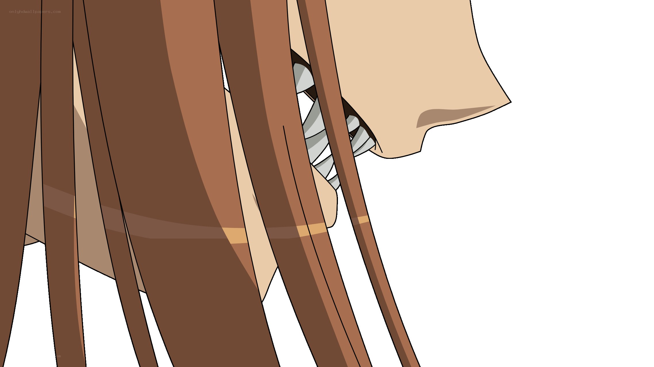 anime character with sharp teeth