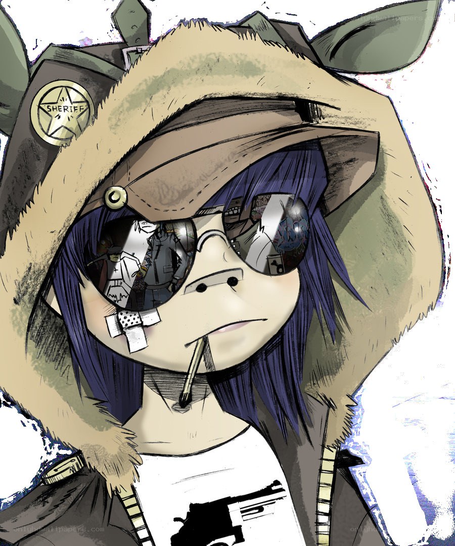 anime character with sheriff hat