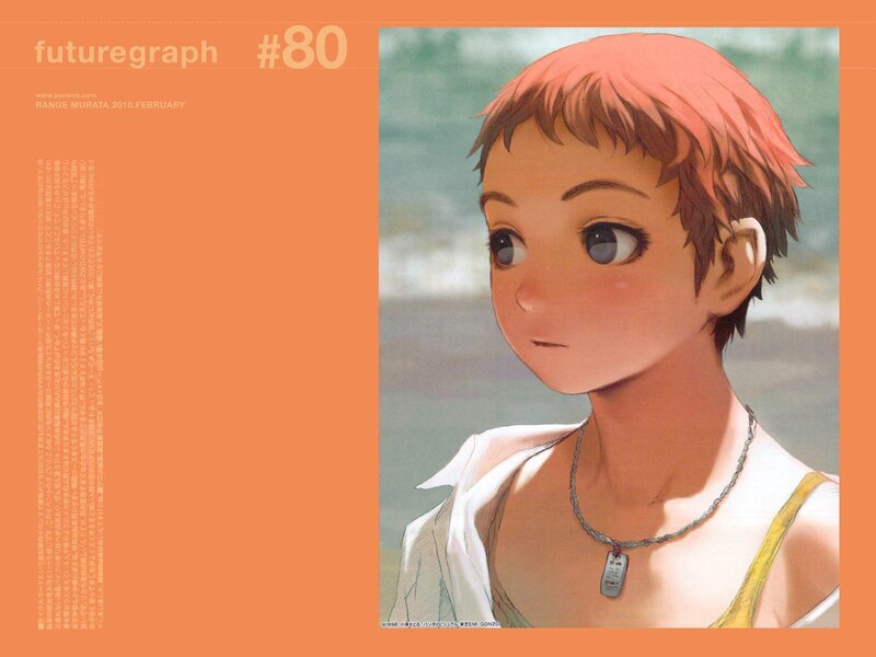 Anime character with short hair