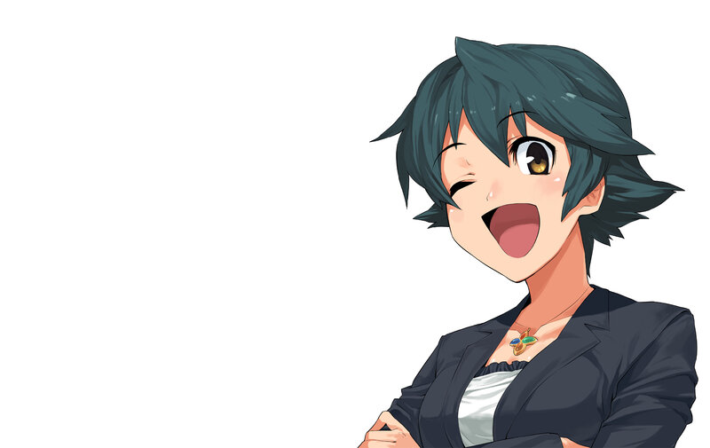 anime character with short hair