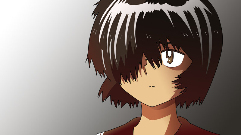 Anime Character with Short Hair — Brown, Neutral, Short Hair