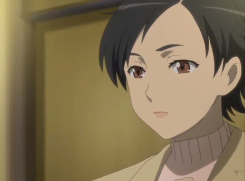 Anime Character with Short Hair — Brown, Neutral