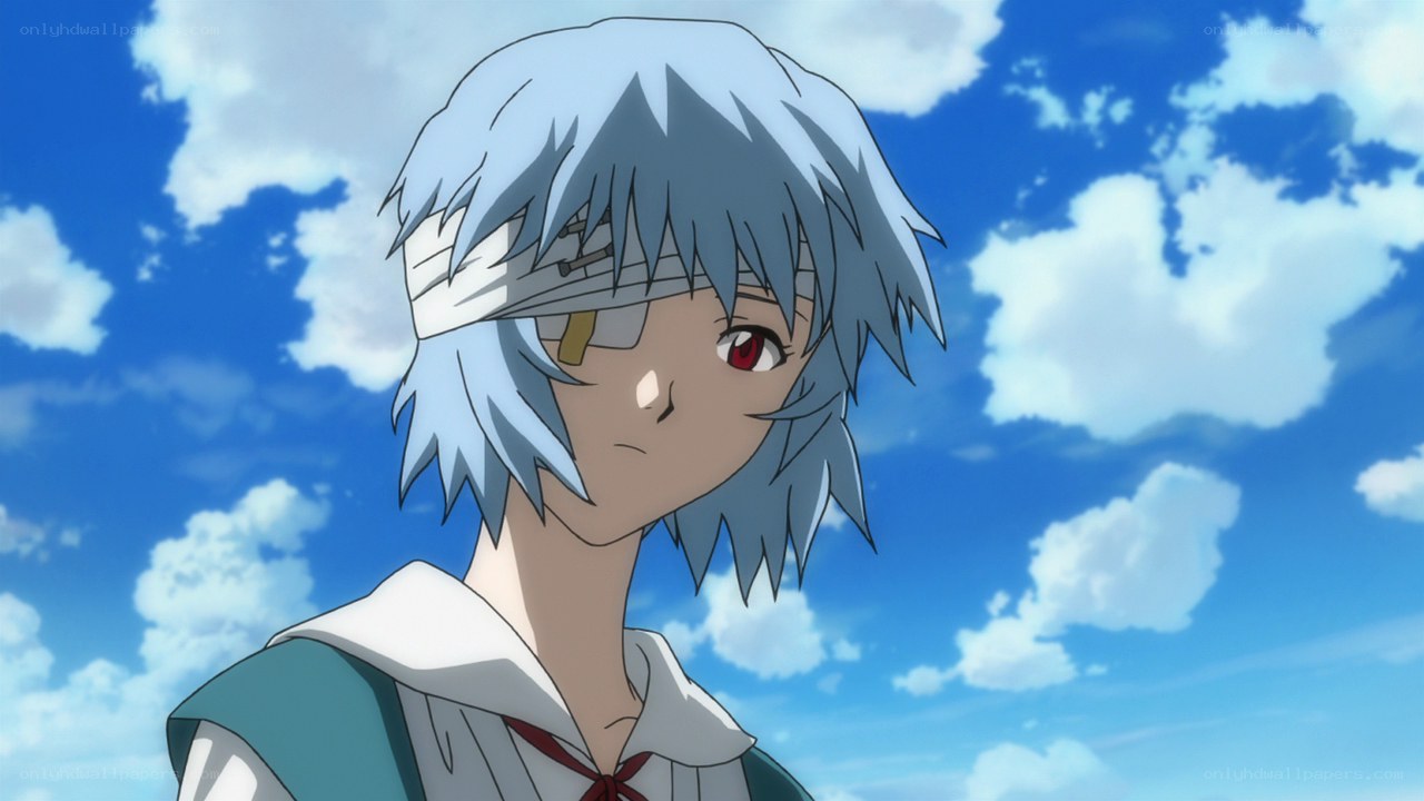 Anime character with silver hair