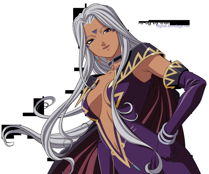 anime character with silver hair