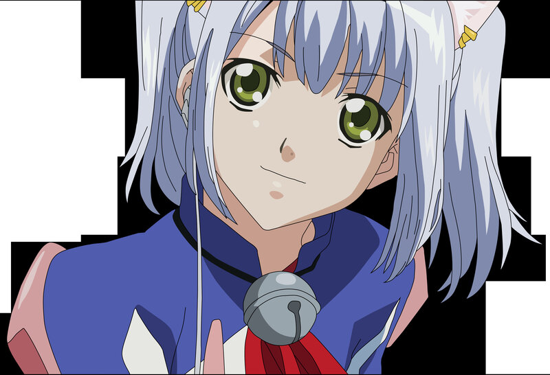 anime character with silver hair