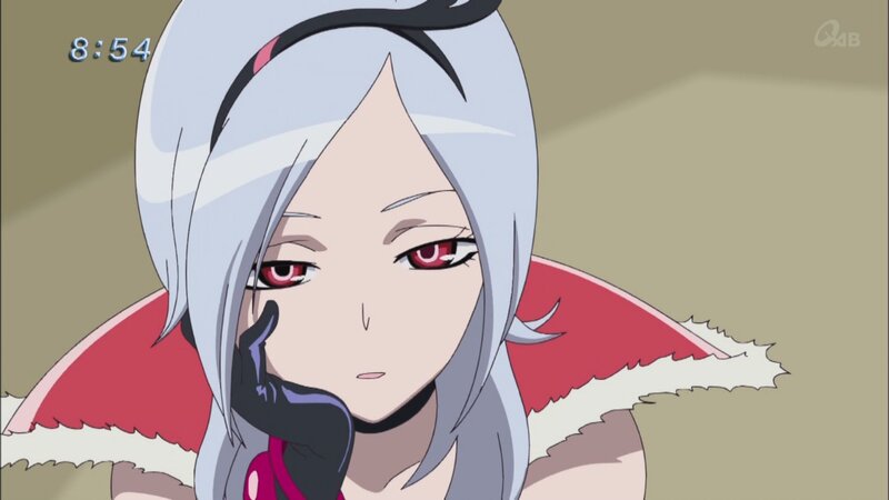 anime character with silver hair