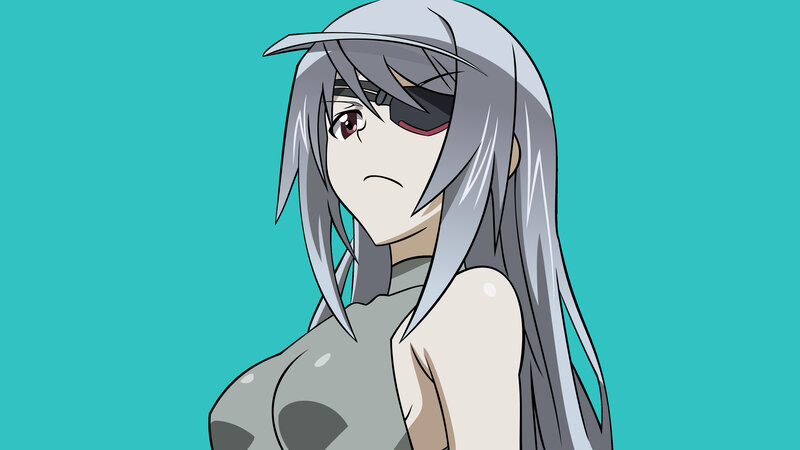 anime character with silver hair