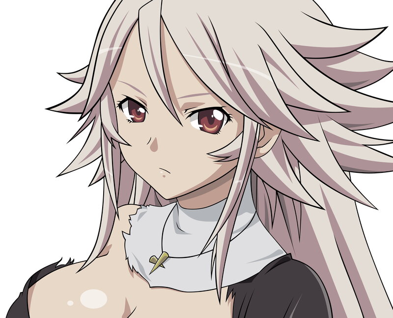 anime character with silver hair