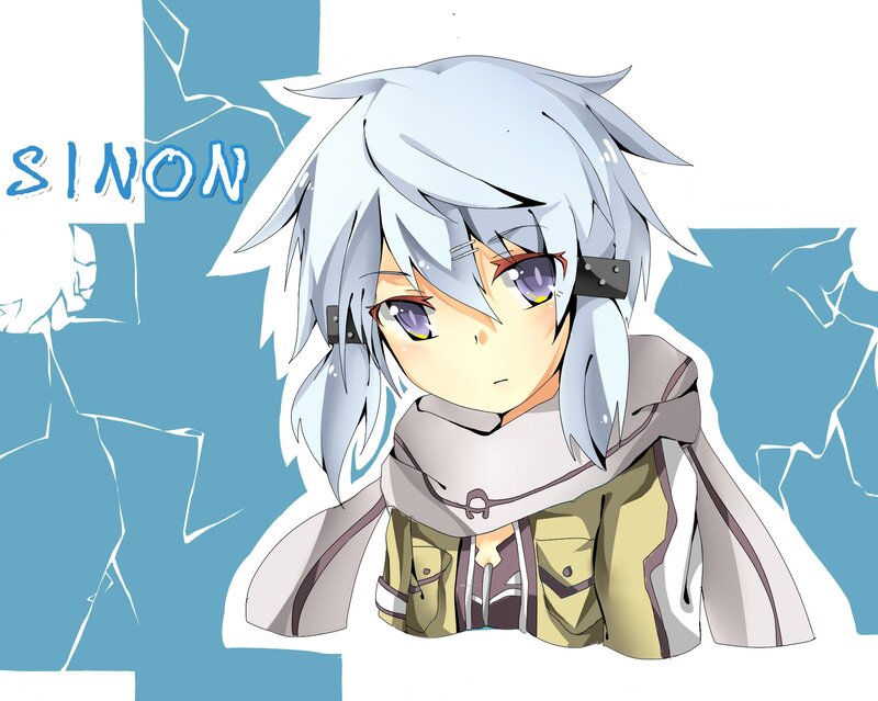 anime character with silver hair