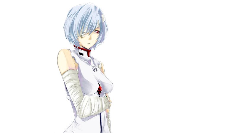 anime character with silver hair