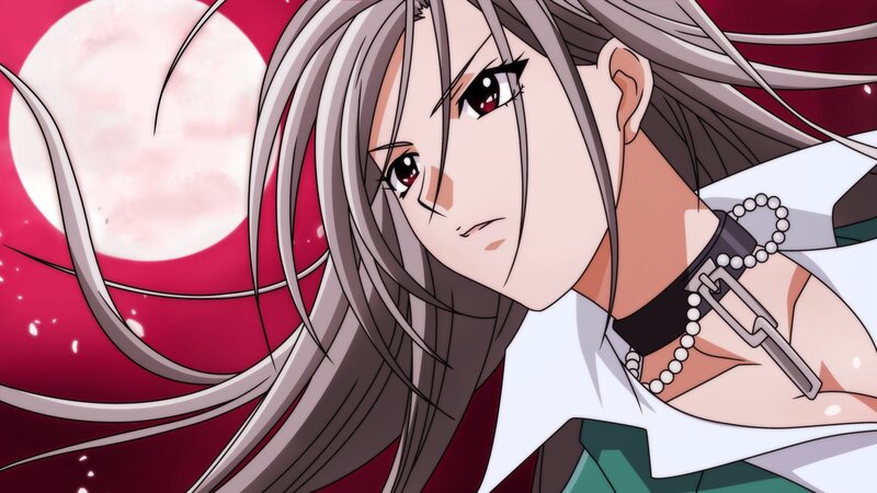 anime character with silver hair