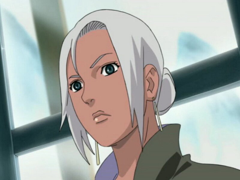anime character with silver hair