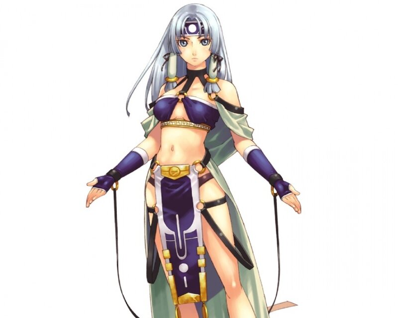 anime character with silver hair