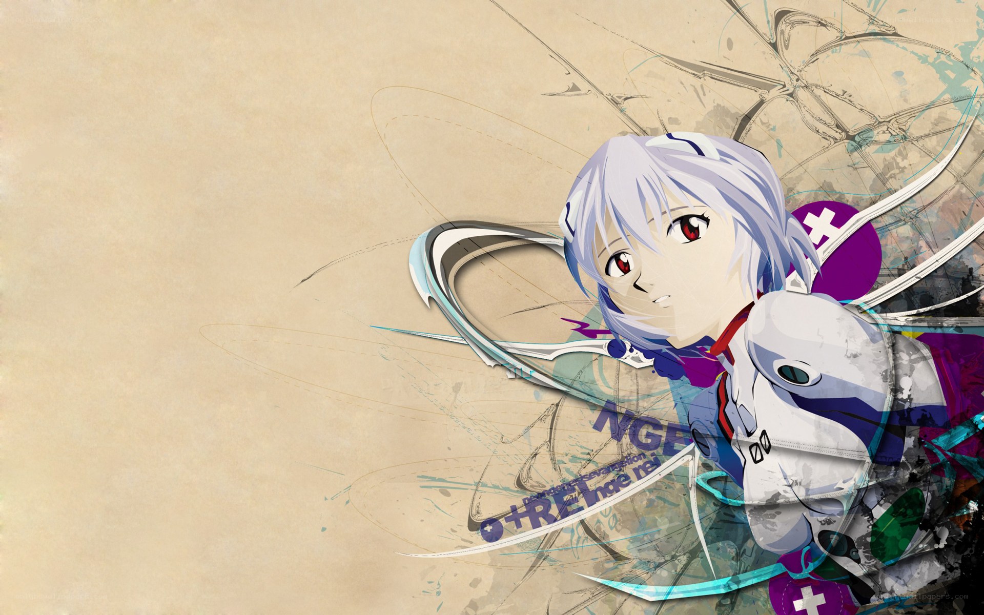 anime character with silver hair