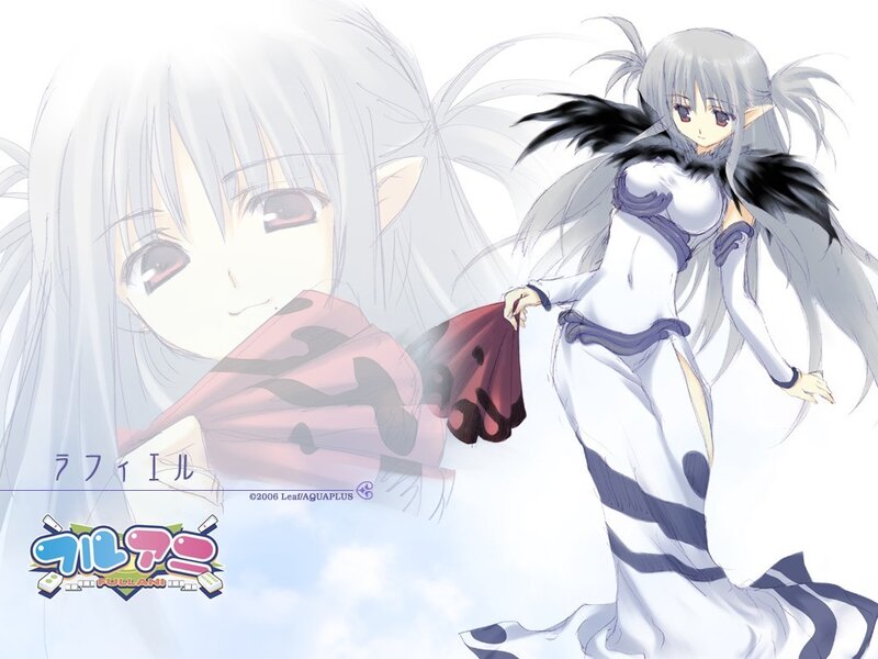 Anime character with silver hair