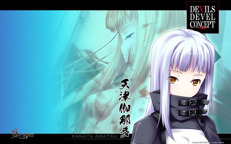 Anime character with silver hair