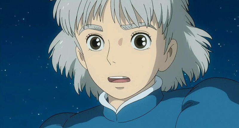 anime character with silver hair