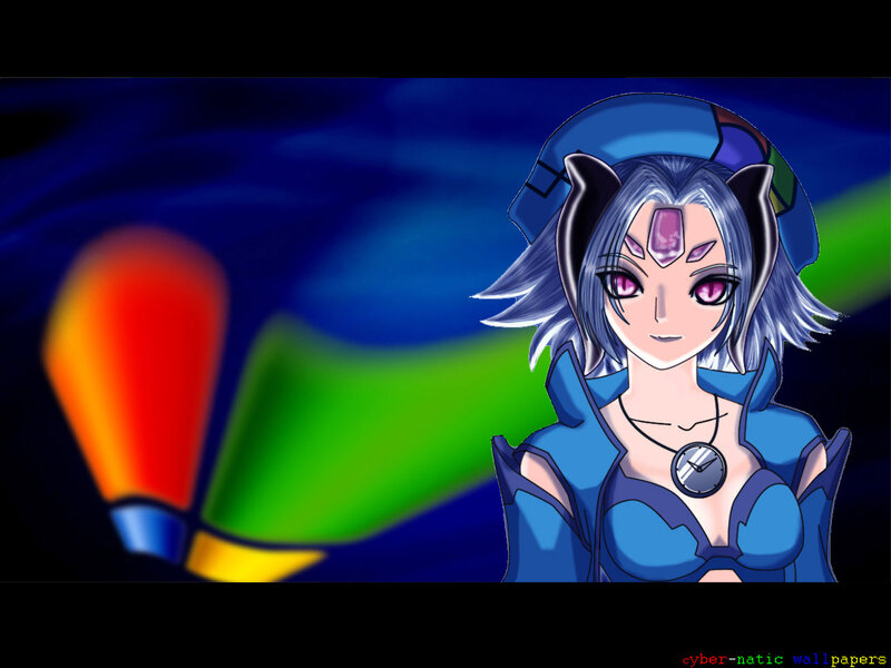 Anime Character with Silver Hair — Blue, Dramatic, Digital Art, Headset