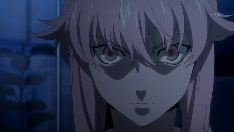 Anime Character with Silver Hair — Blue, Dramatic