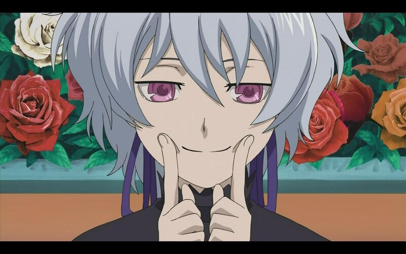 Anime Character with Silver Hair — Calm