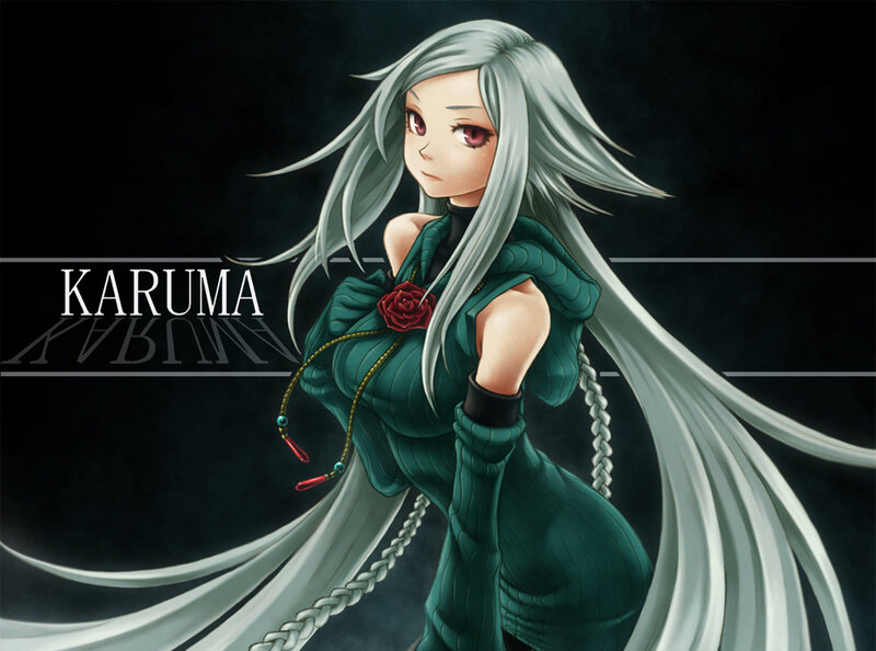 Anime Character with Silver Hair — Dramatic