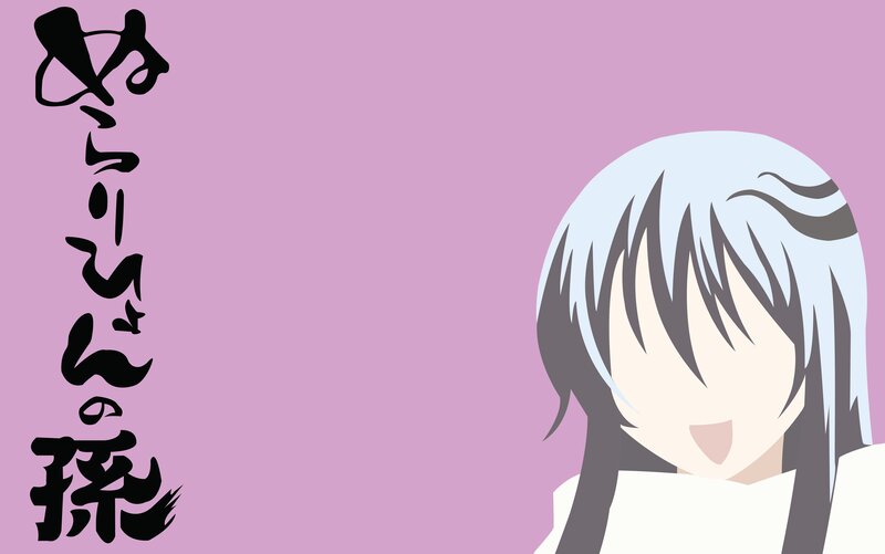 Anime Character with Silver Hair — Purple, Calm