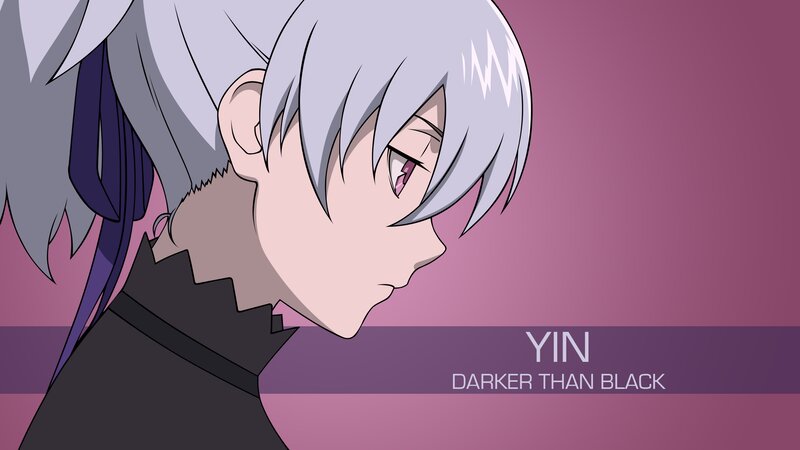 Anime Character with Silver Hair — Purple, Dramatic, Silver Hair