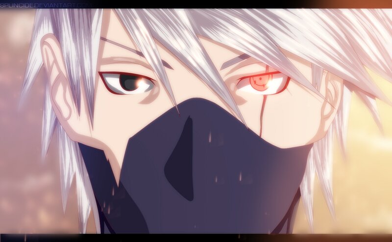 Anime Character with Silver Hair — White, Dramatic, Sunset