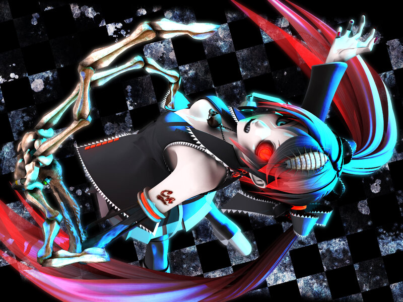 Anime Character with Skeletal Arm