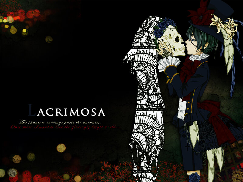 Anime Character with Skeleton — Black