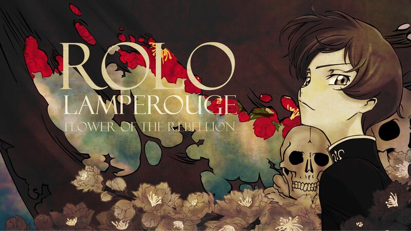 Anime Character with Skull — Brown
