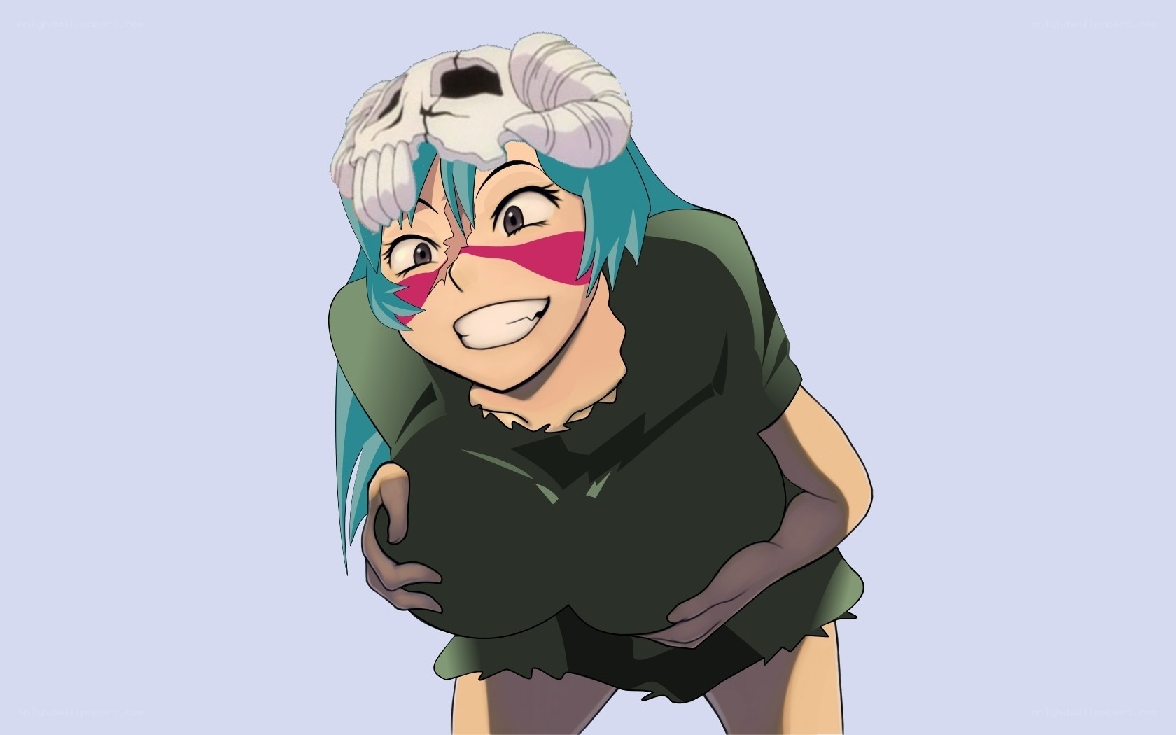 anime character with skull hat
