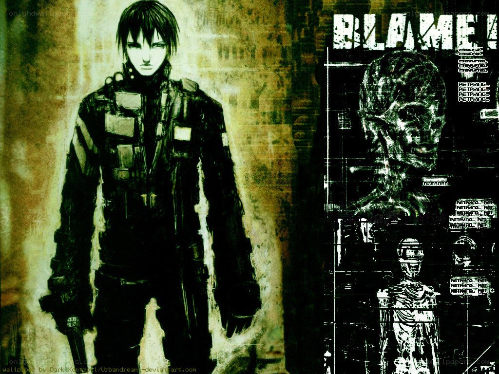 anime character with skull imagery