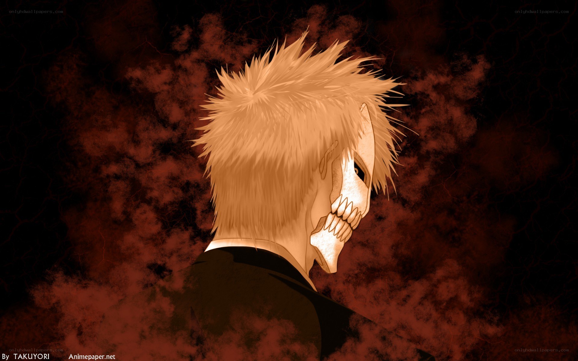 anime character with skull mask