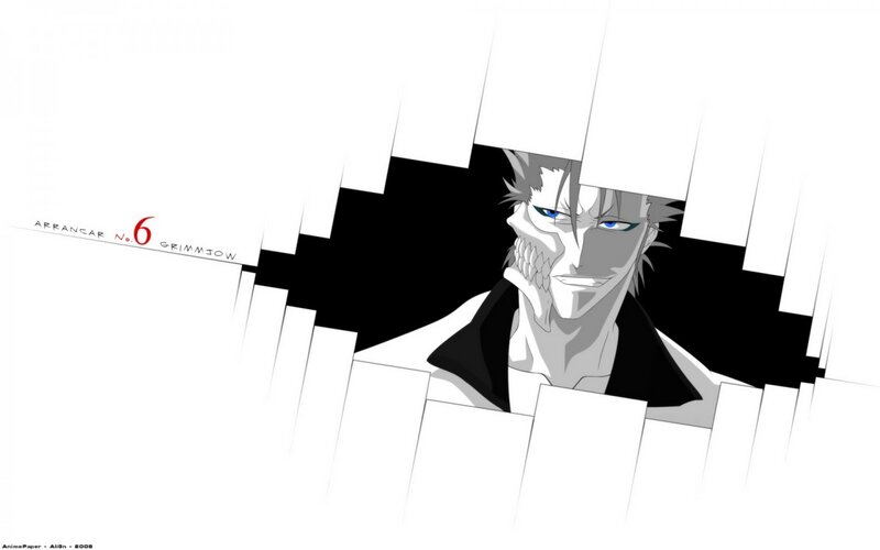 Anime Character with Skull Mask — White, Dramatic