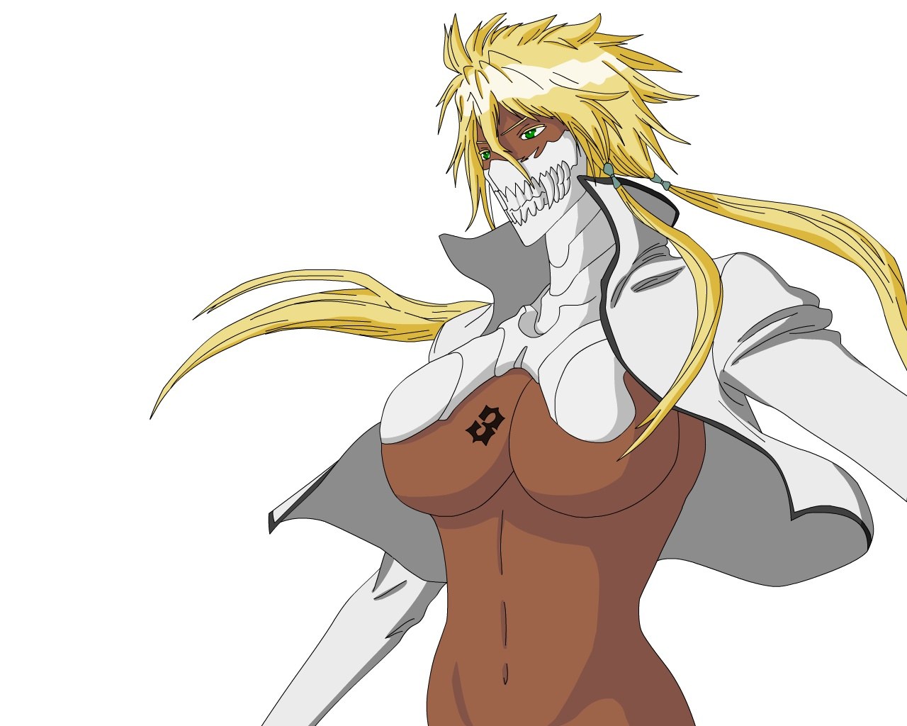 anime character with skull mask