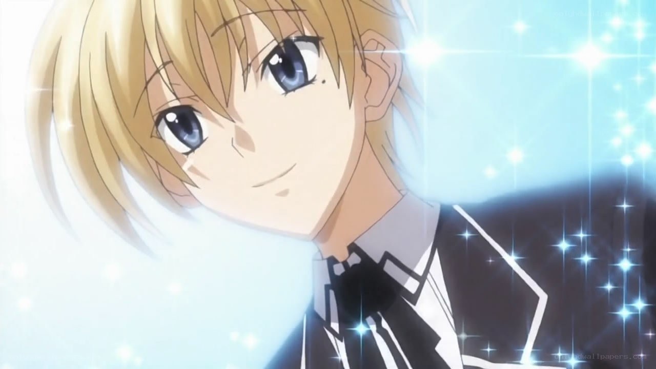 anime character with sparkles