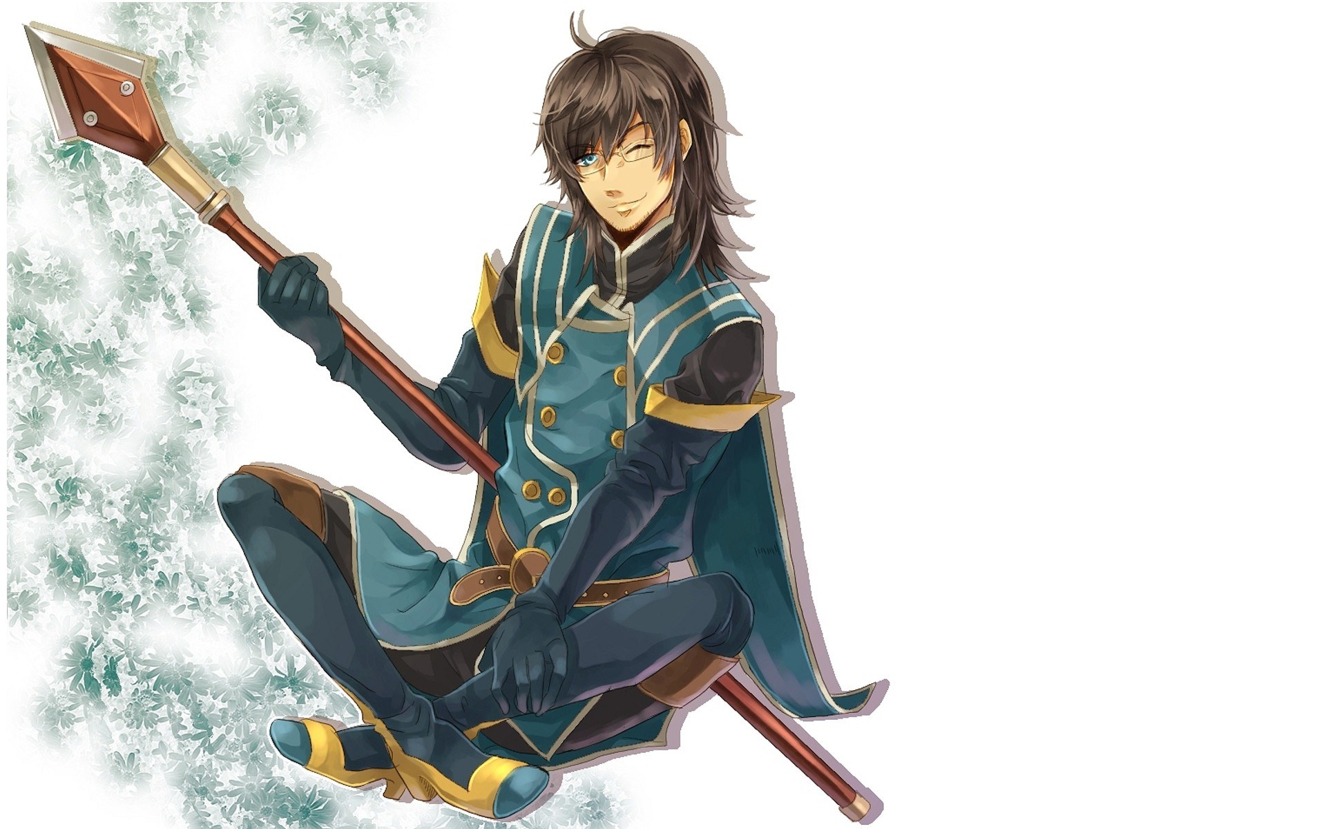 anime character with spear
