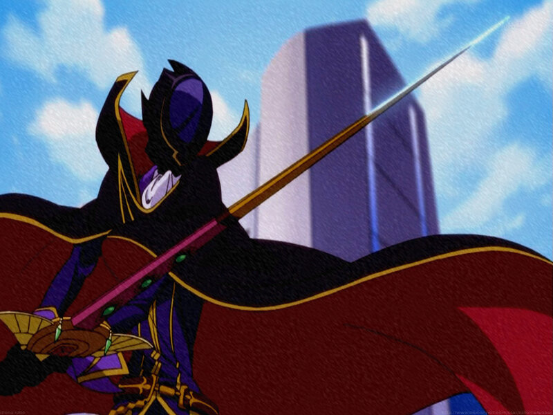 anime character with spear