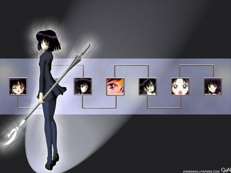 Anime Character with Spear — Black, Dramatic, Character Portraits