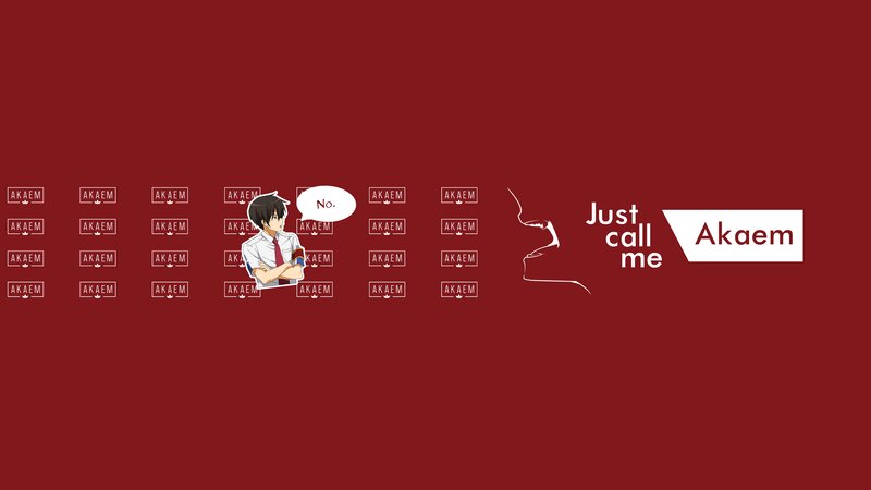 Anime Character with Speech Bubble — Red