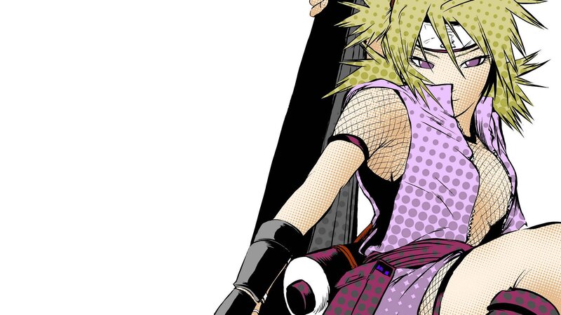 anime character with spiky hair