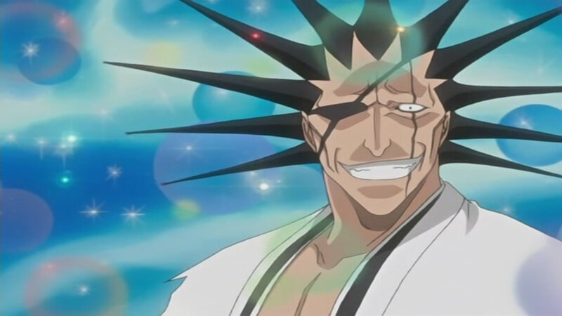 anime character with spiky hair