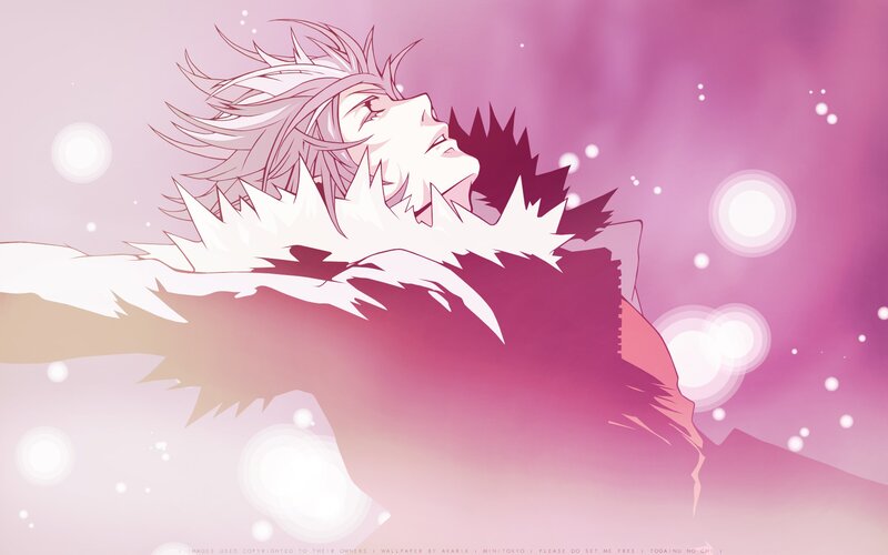 anime character with spiky hair