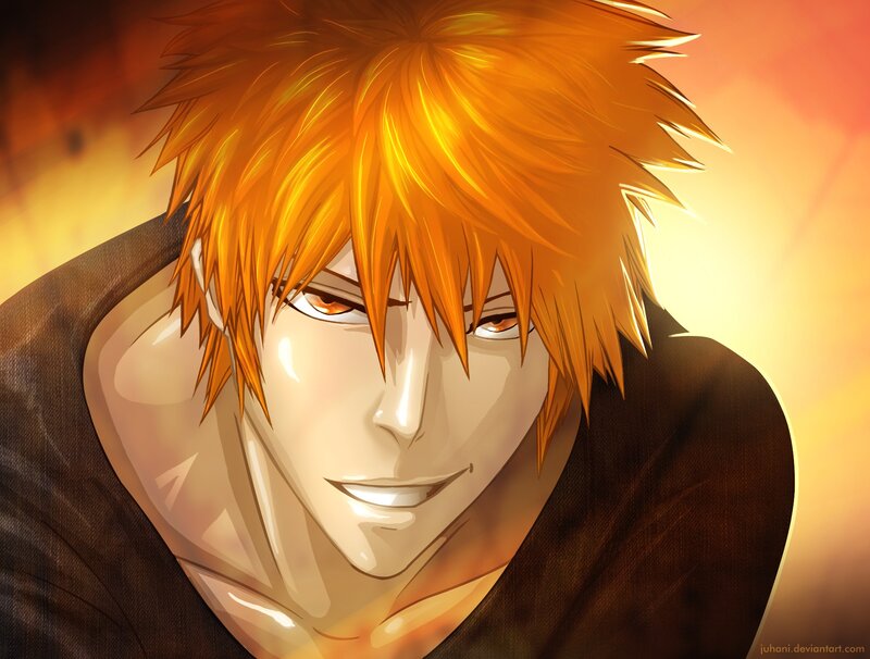 anime character with spiky hair