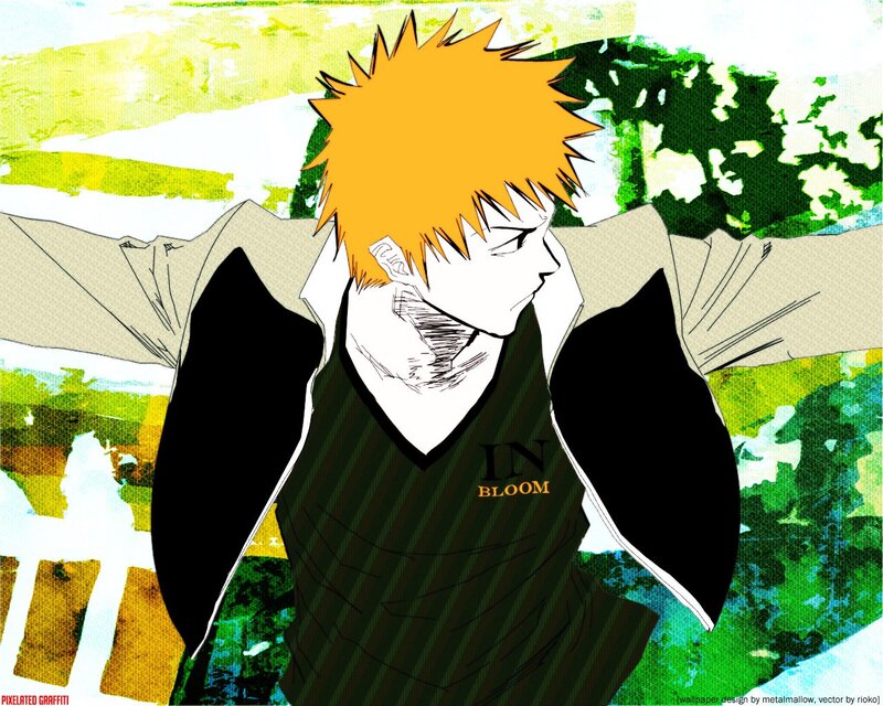 Anime character with spiky hair