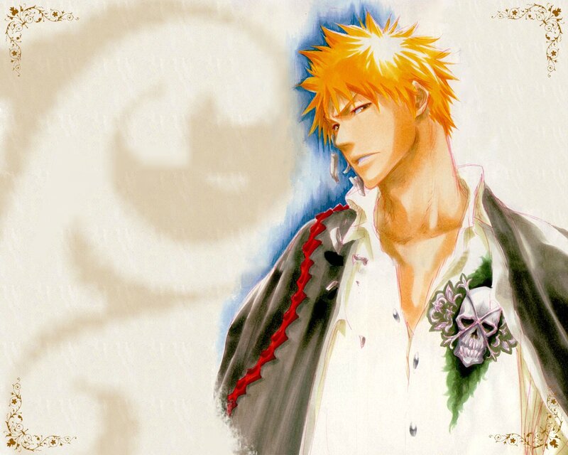 anime character with spiky hair
