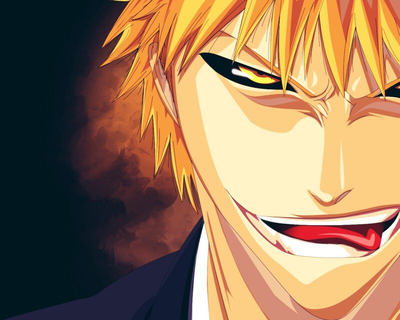 anime character with spiky hair
