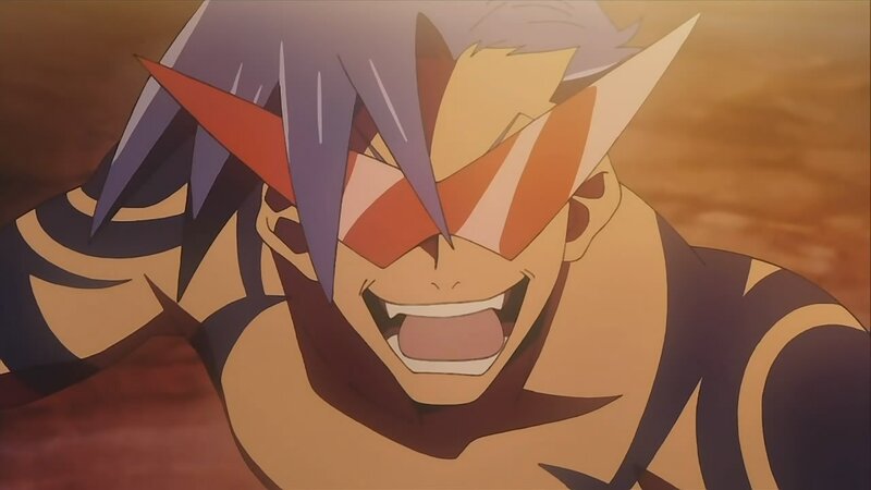 anime character with spiky hair