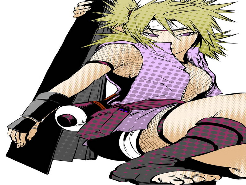 anime character with spiky hair